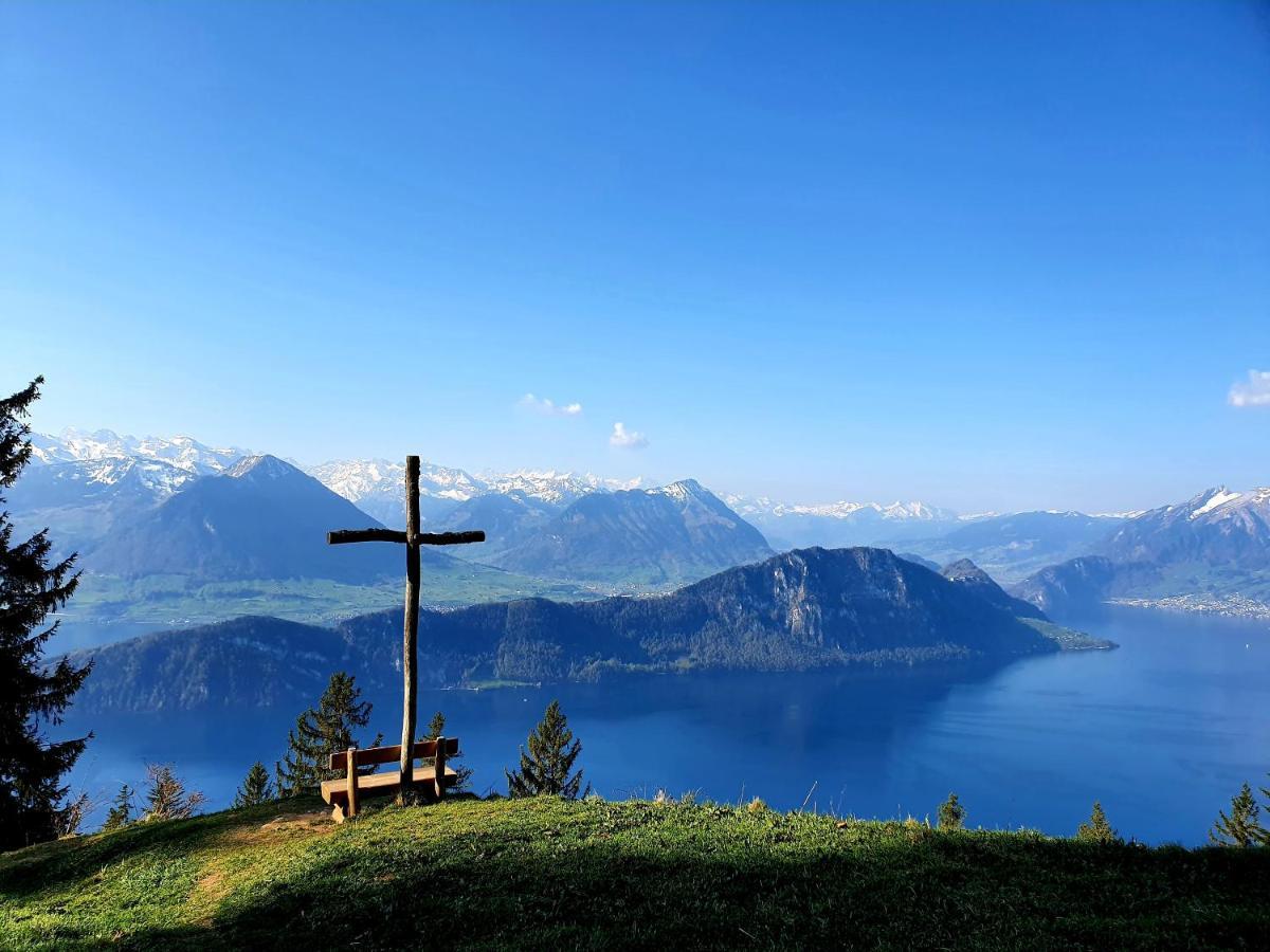 Hotel Restaurant Alpina Rigi Kaltbad Eksteriør bilde